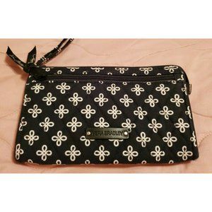 VERA BRADLEY Front Zip Wallet/Wristlet CONCERTO (Reversed) Clutch Wristlet